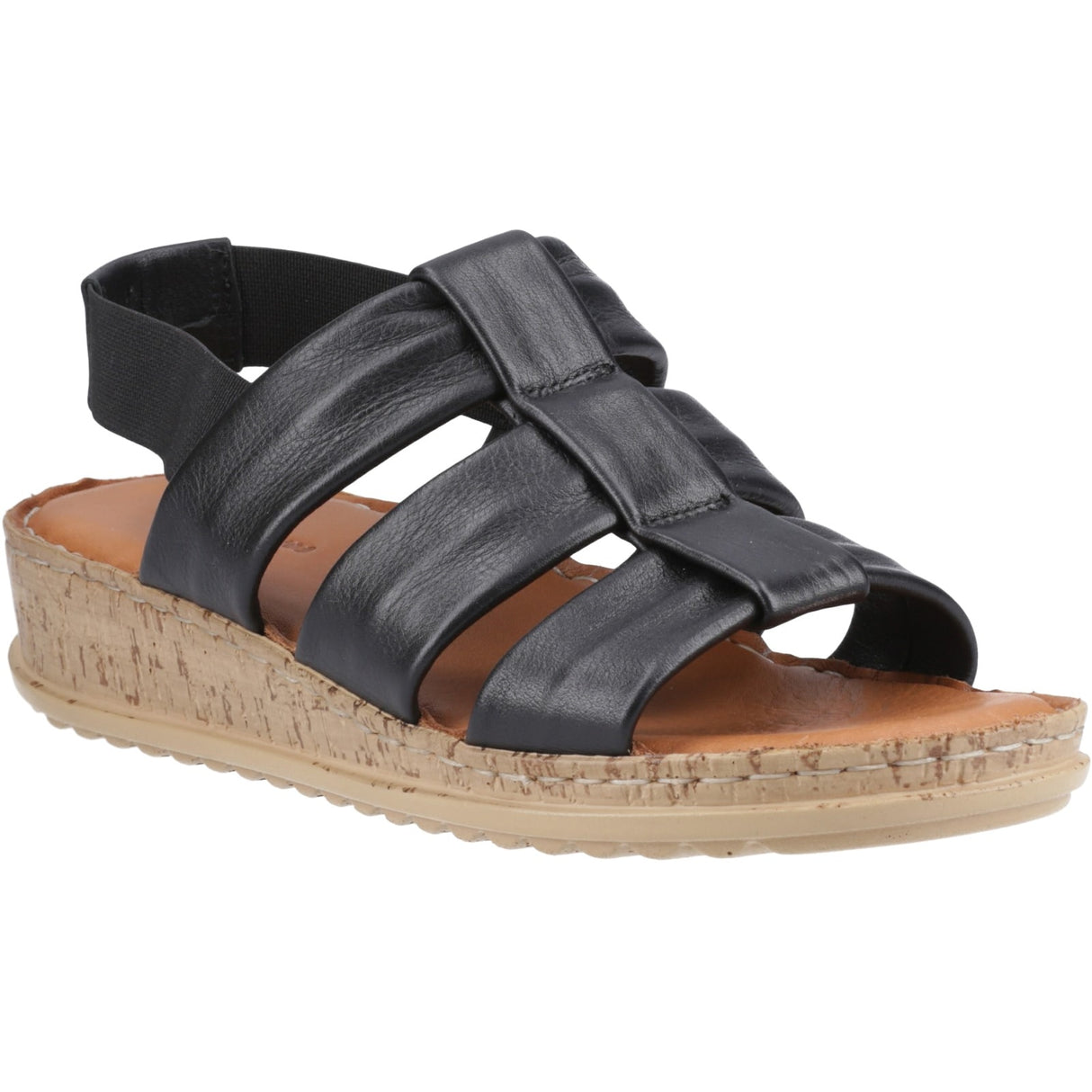 Hush Puppies Womens Eden Gladiator Sandal Black