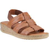 Hush Puppies Womens Eden Gladiator Sandal Tan