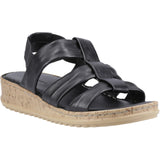 Hush Puppies Womens Eden Wide Fit Sandal Black