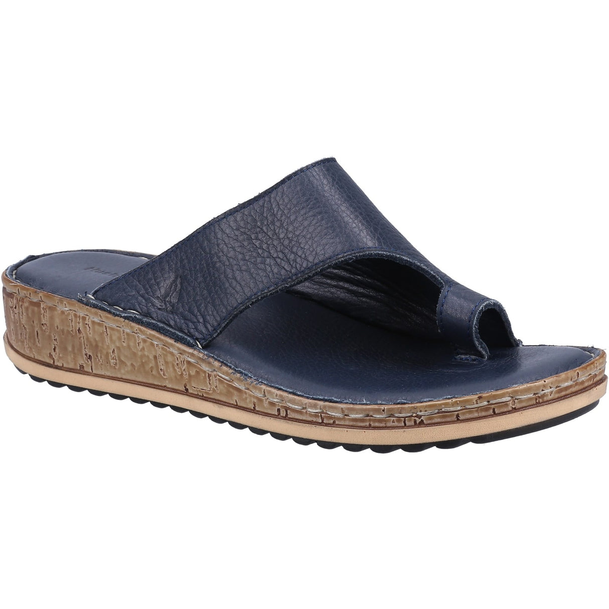 Hush Puppies Womens Elissa Toepost Sandal Navy