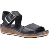 Hush Puppies Womens Ellie Wide Sandal Black
