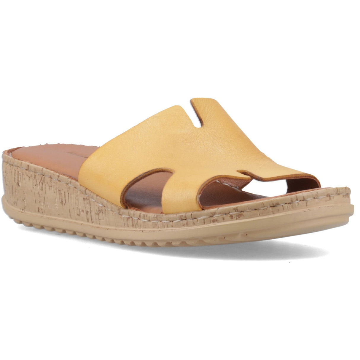 Hush Puppies Womens Eloise Mule Sandal Mustard