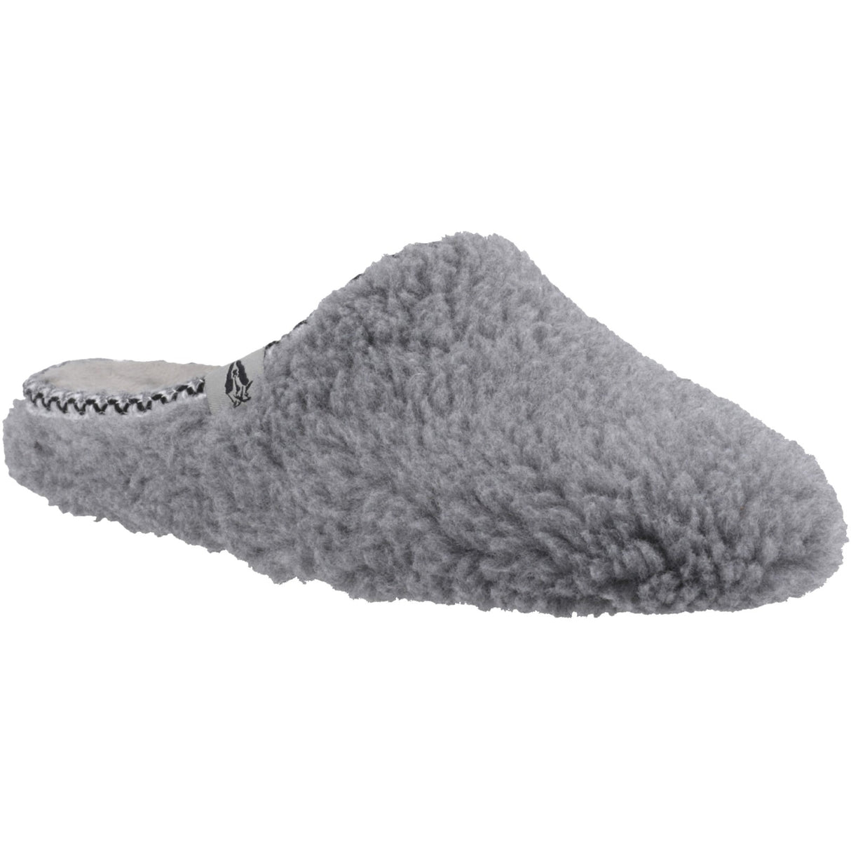 Hush Puppies Womens Good Slipper Teddy Mule Grey