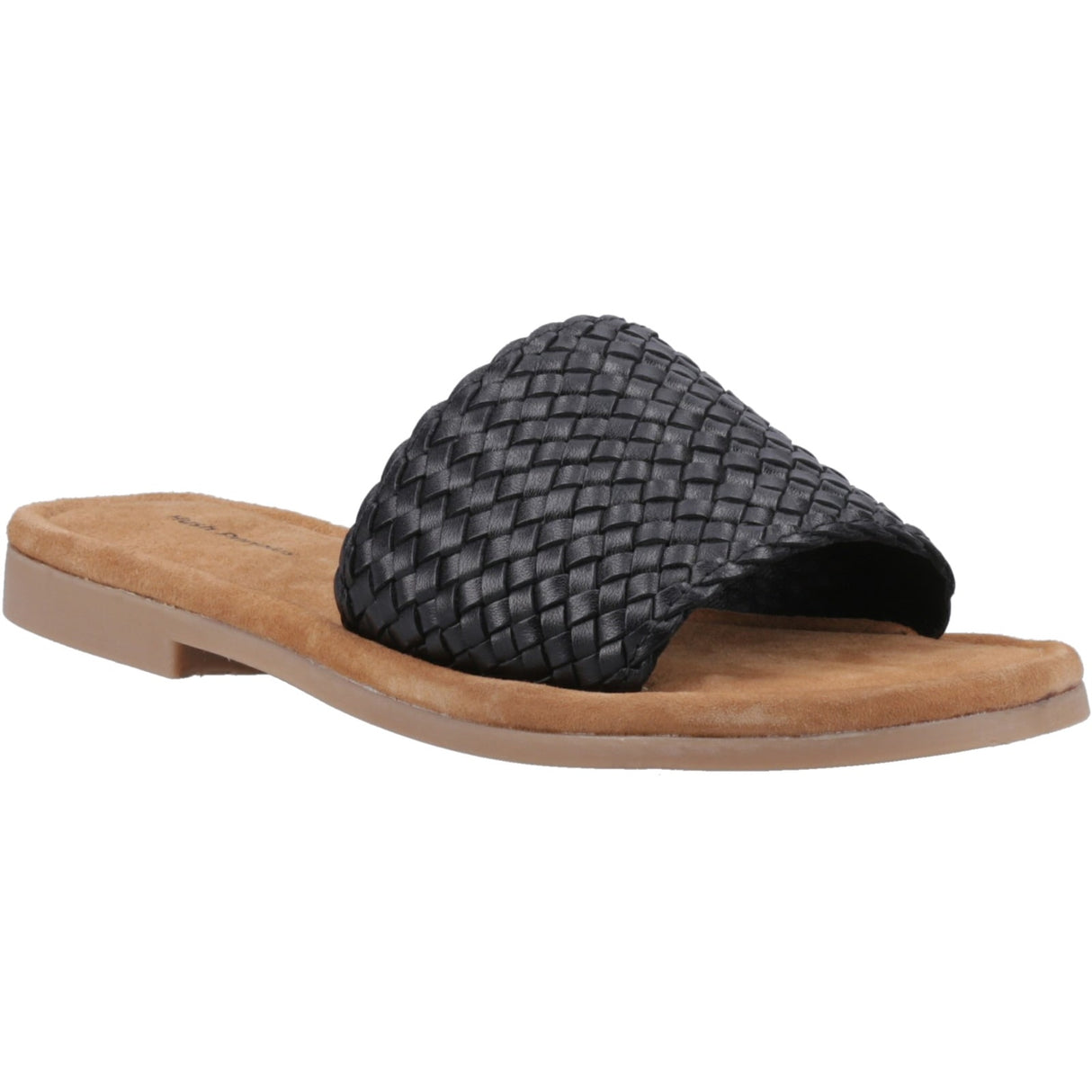 Hush Puppies Womens Hetty Slide Sandal Black