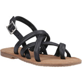 Hush Puppies Womens Hope Sandal Black