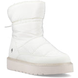 Hush Puppies Womens Hush Puffies Slippers White