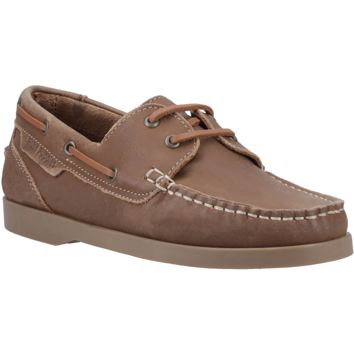 Hush Puppies Womens Isabel Boat Shoe Tan