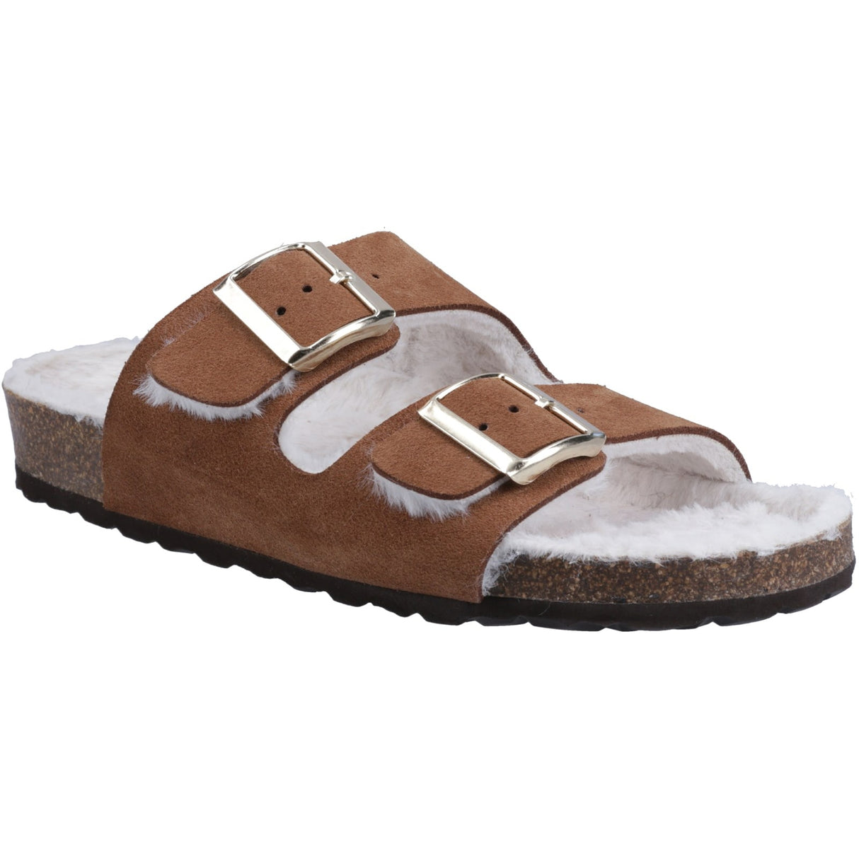 Hush Puppies Womens Jessie Mule Slipper Tan