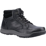 Hush Puppies Mens Grover Lace Boots Black