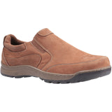 Hush Puppies Mens Jasper Trainer Tan Nubuck