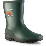 Dunlop Infant Kids Kids Mini Wellington Heritage Green/Black