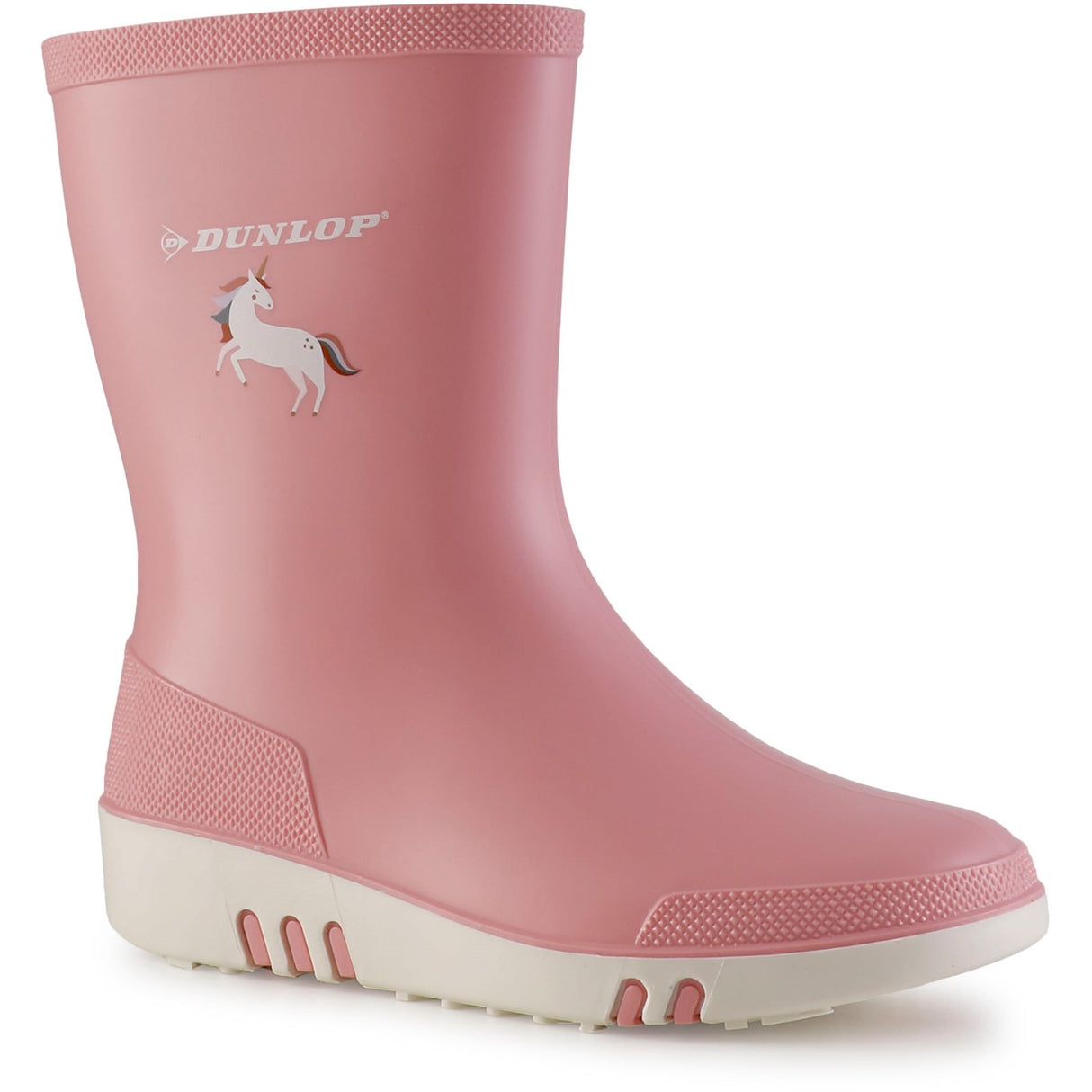 Dunlop Infant Kids Kids Mini Wellington Light Pink/White