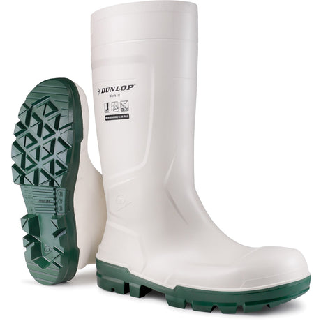 Dunlop Unisex Work-It Safety Wellington White