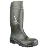 Dunlop Unisex Purofort+ Full Safety Wellington Green