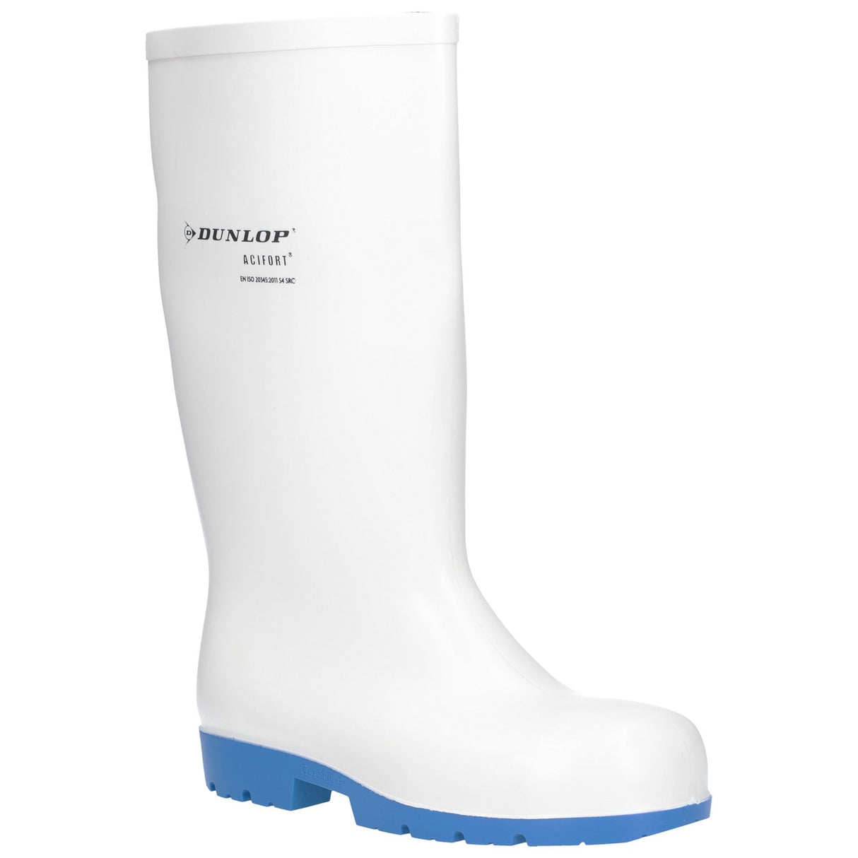 Dunlop Unisex Acifort Classic+ Waterproof Safety Wellington White