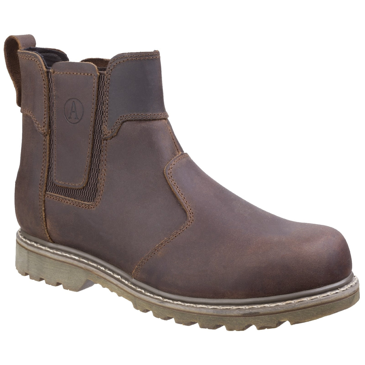 Amblers Mens Abingdon Dealer Boot Brown Crazy Horse