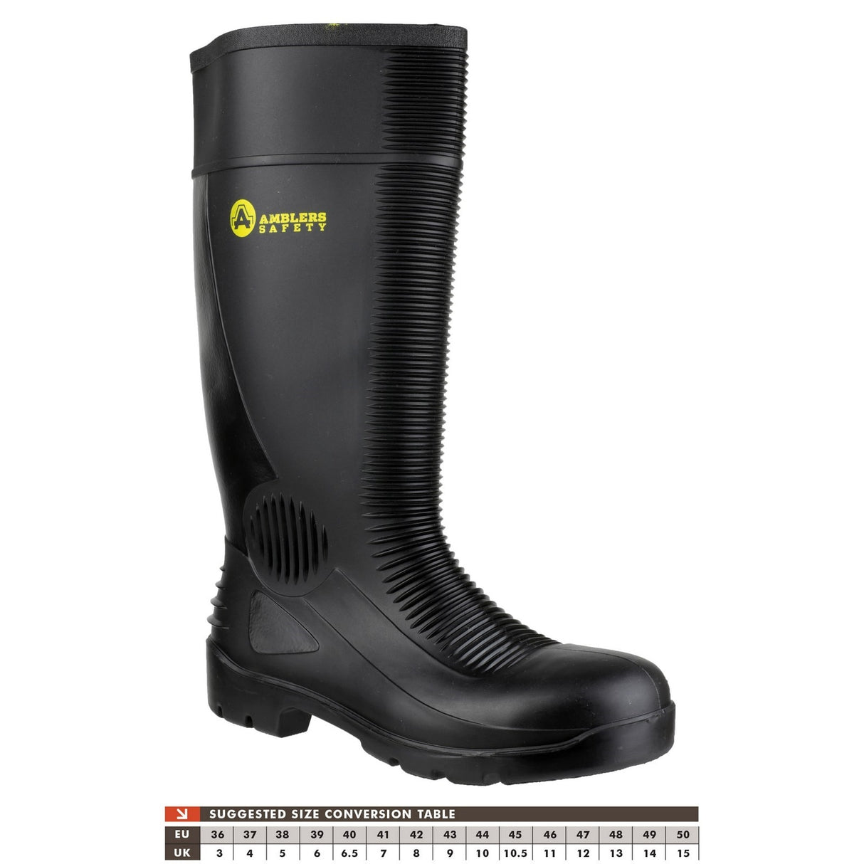 Amblers Safety Unisex FS100 Construction Safety Wellington Black