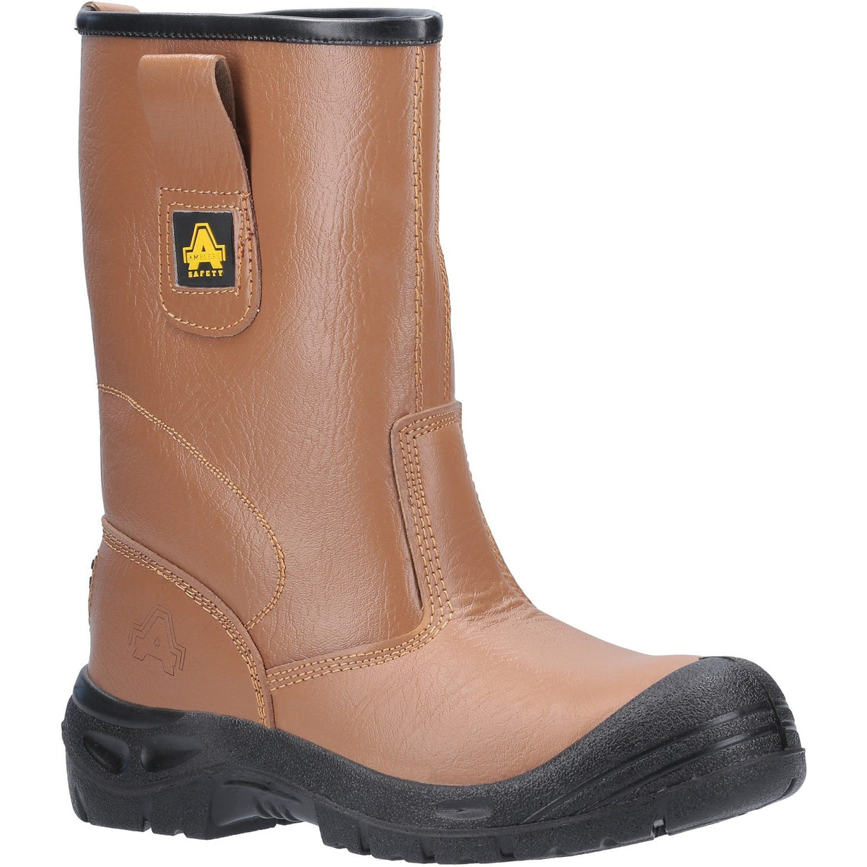 Amblers Safety Unisex FS142 Water Resistant Pull On Safety Rigger Boot Tan