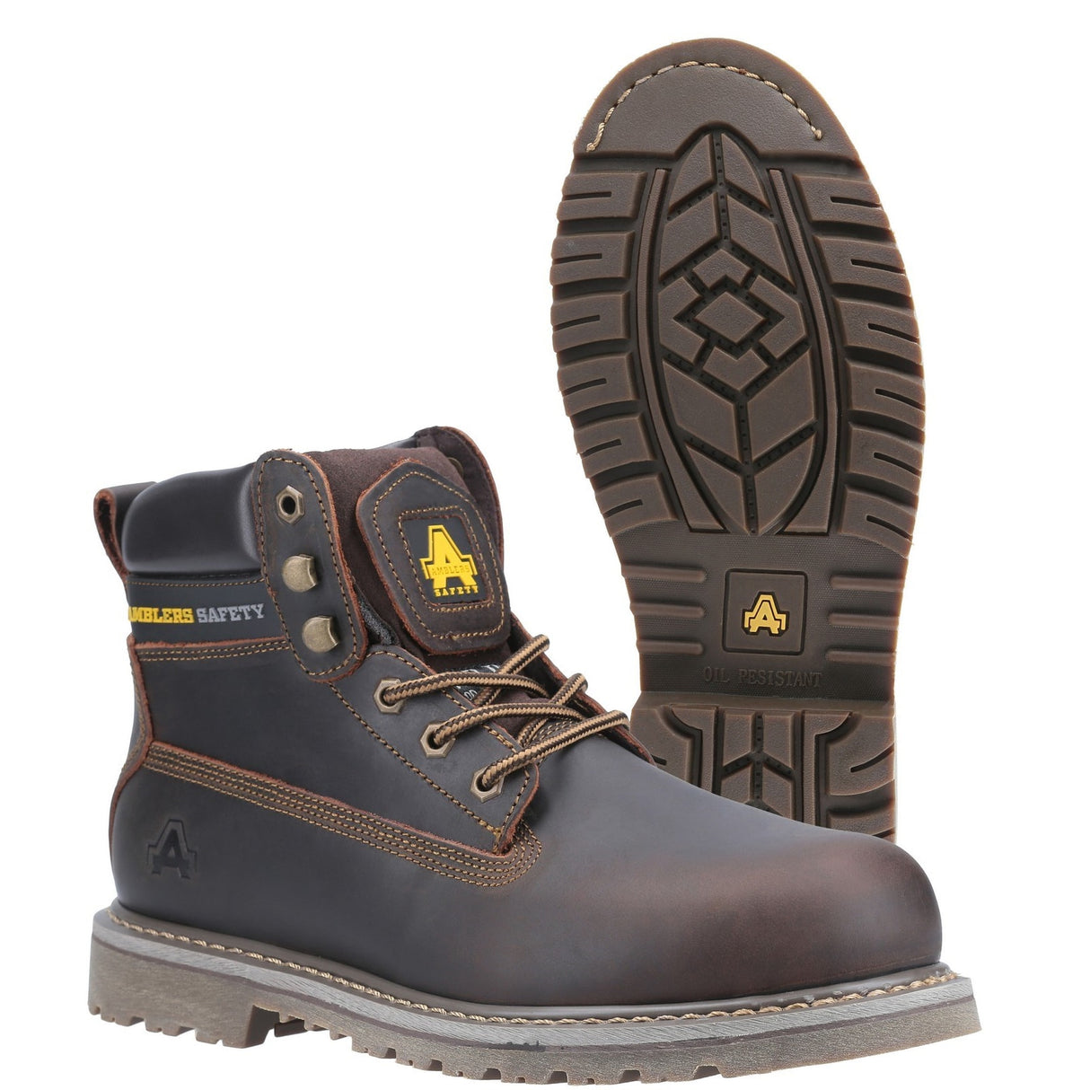 Amblers Safety Unisex FS164 Industrial Safety Boot Brown