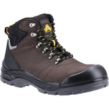 Amblers Safety Mens AS203 Laymore Water Resistant Leather Safety Boot Brown