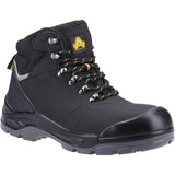 Amblers Safety Unisex AS252 Lightweight Water Resistant Leather Safety Boot Black