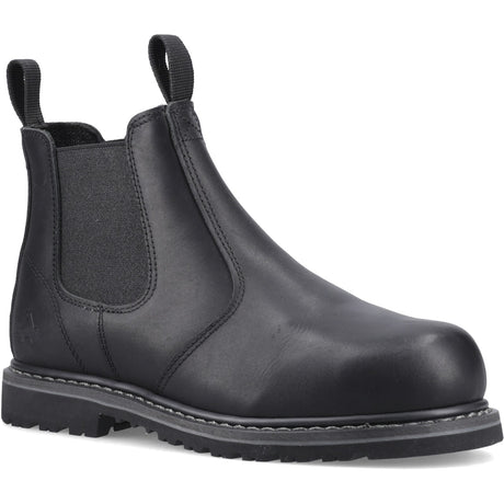 Amblers Safety Unisex FS5 Goodyear Welted Pull on Safety Dealer Boot Black