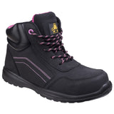Amblers Safety Womens AS601 Lydia Composite Safety Boot With Side Zip Black