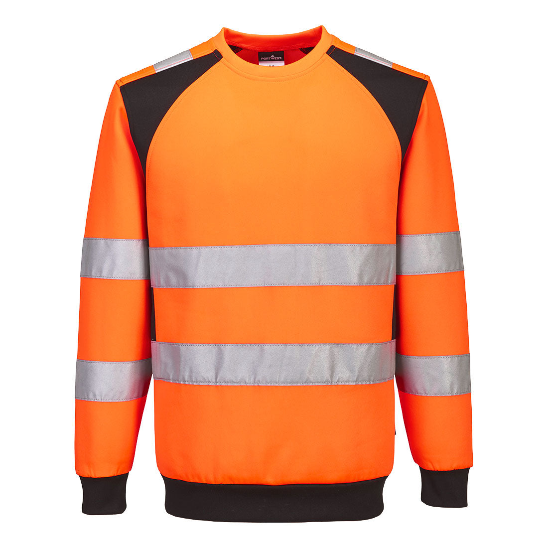 Portwest WX2 Eco Hi-Vis Sweatshirt Orange/Black