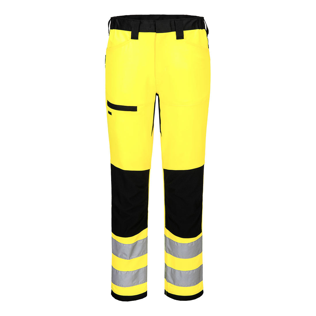 Portwest WX2 Eco Hi-Vis Class 2 Service Trouser Yellow/Black