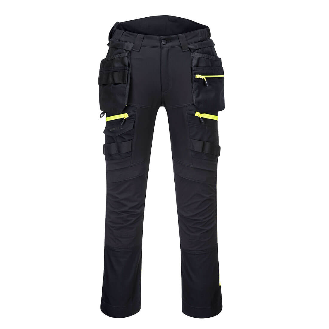 Portwest DX4 Women's Detachable Holster Pocket Trousers Black