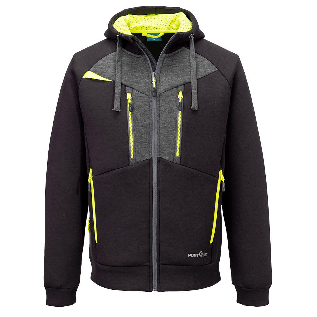 Portwest DX4 Zipped Hoodie Black