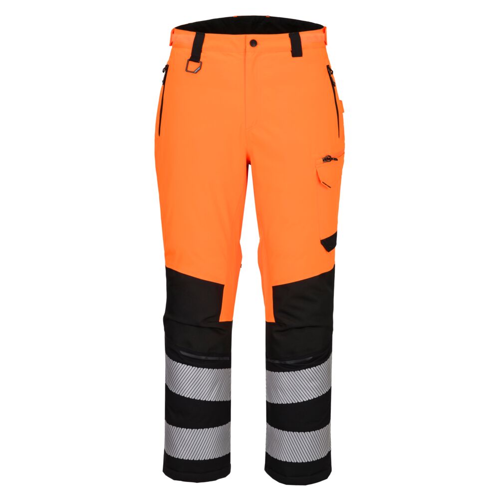 Portwest EV4 Hi-Vis Expedition Trouser Orange/Black