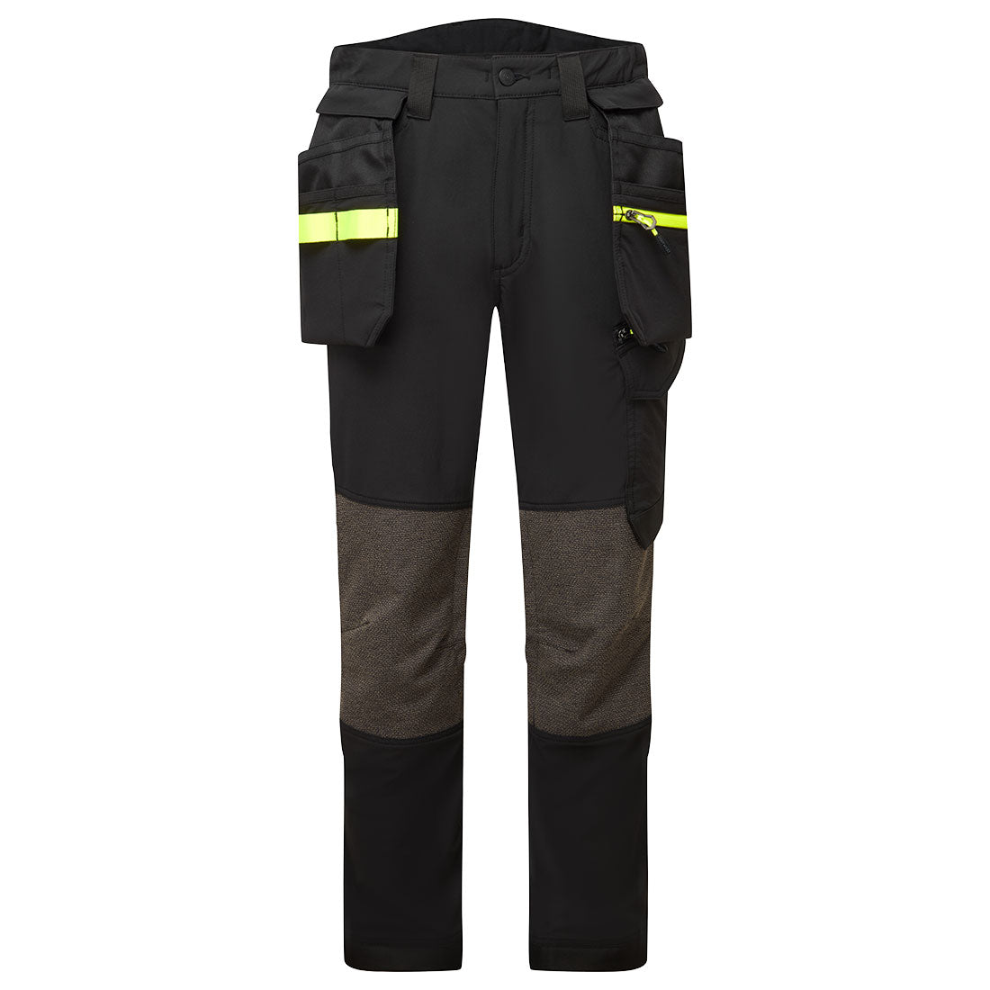 Portwest EV4 Stretch Detachable Holster Trousers Black Short