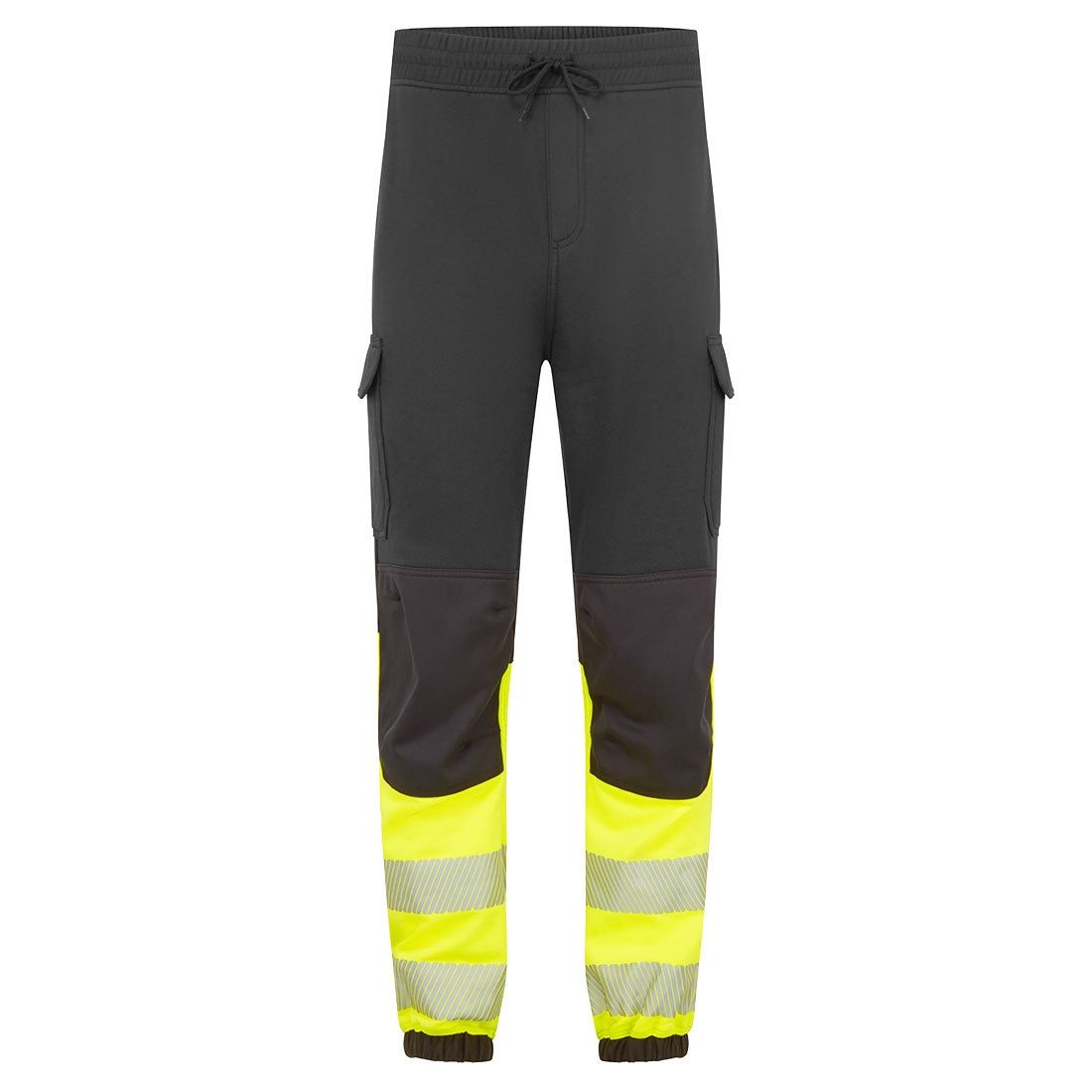 Portwest PW3 Modaflame Hi-Vis Class 1 FR Jogger Black/Yellow