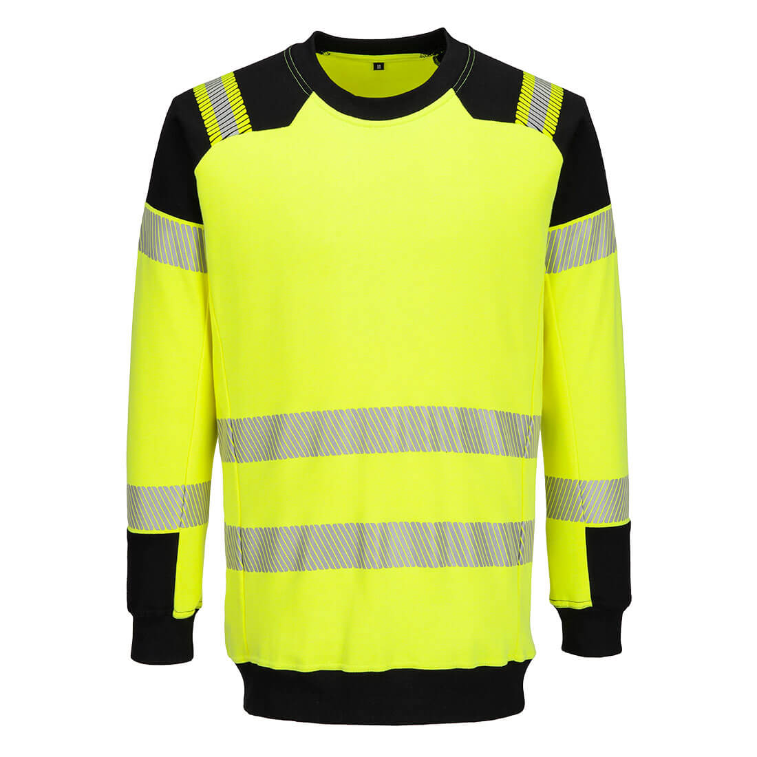 Portwest PW3 Modaflame Knit Hi-Vis FR Sweatshirt Yellow/Black
