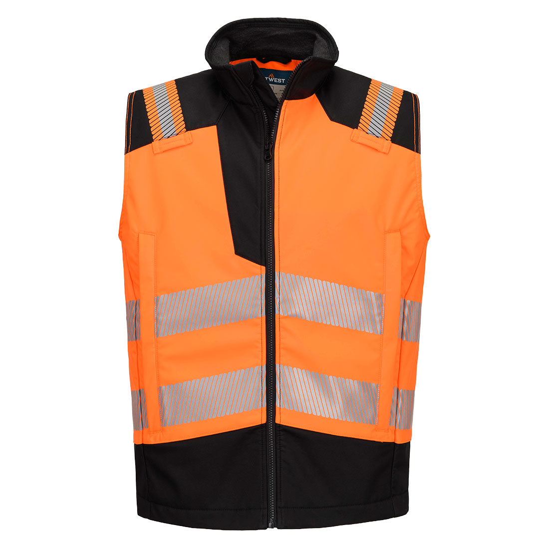 Portwest PW3 Modaflame Softshell Hi-Vis FR Gilet Orange/Black