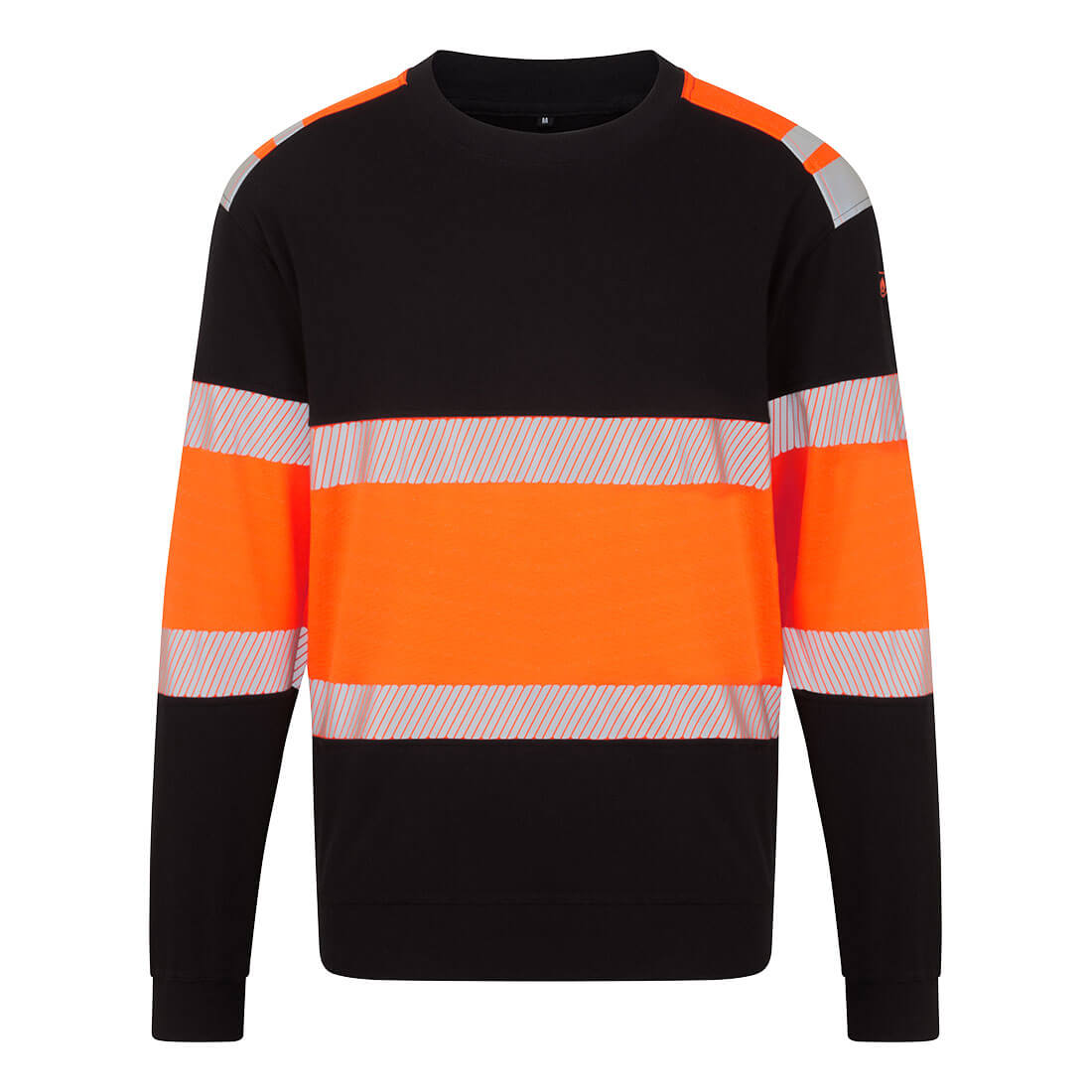 Portwest PW3 Modaflame Knit HVO Class 1 FR Sweatshirt Orange/Black