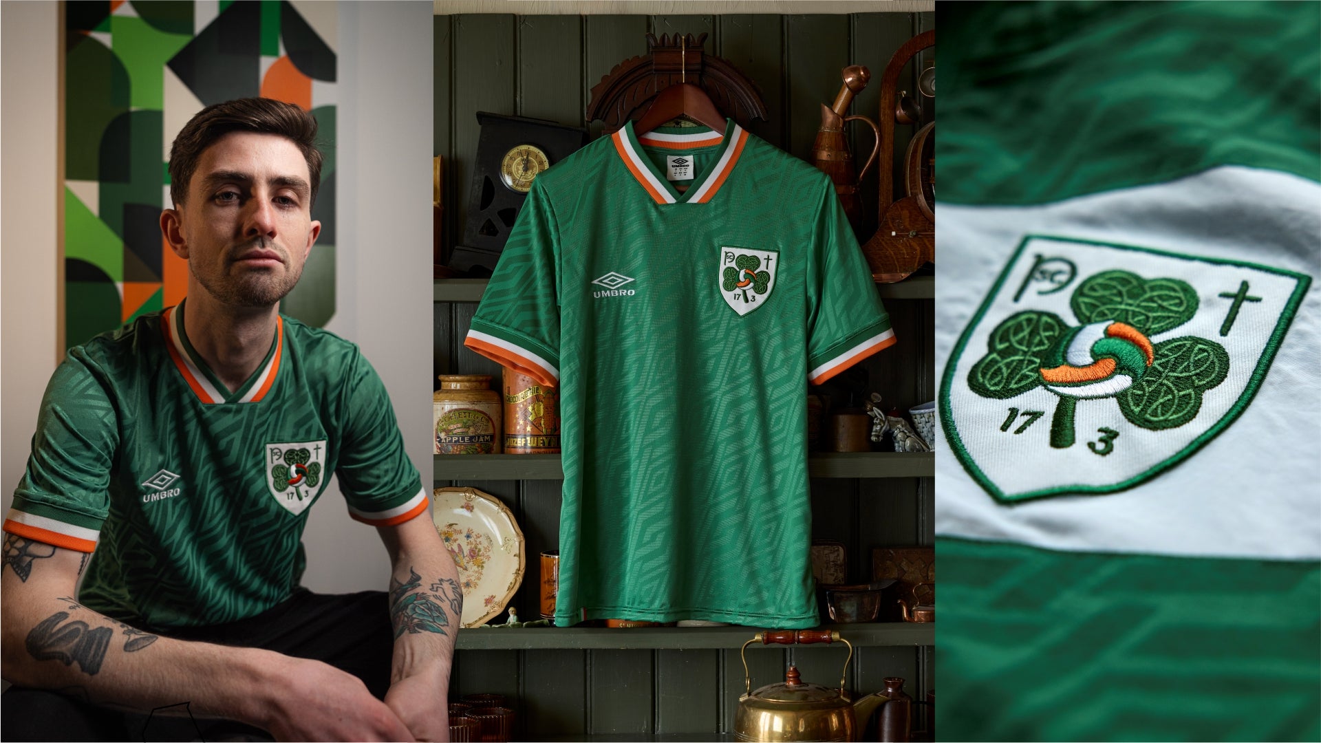 Umbro 17-3 Ireland Jerseys | St Patrick's Day | Intersport Elverys