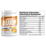 Per4m Amino Burn 240g - Mango Orange Nutritional Info