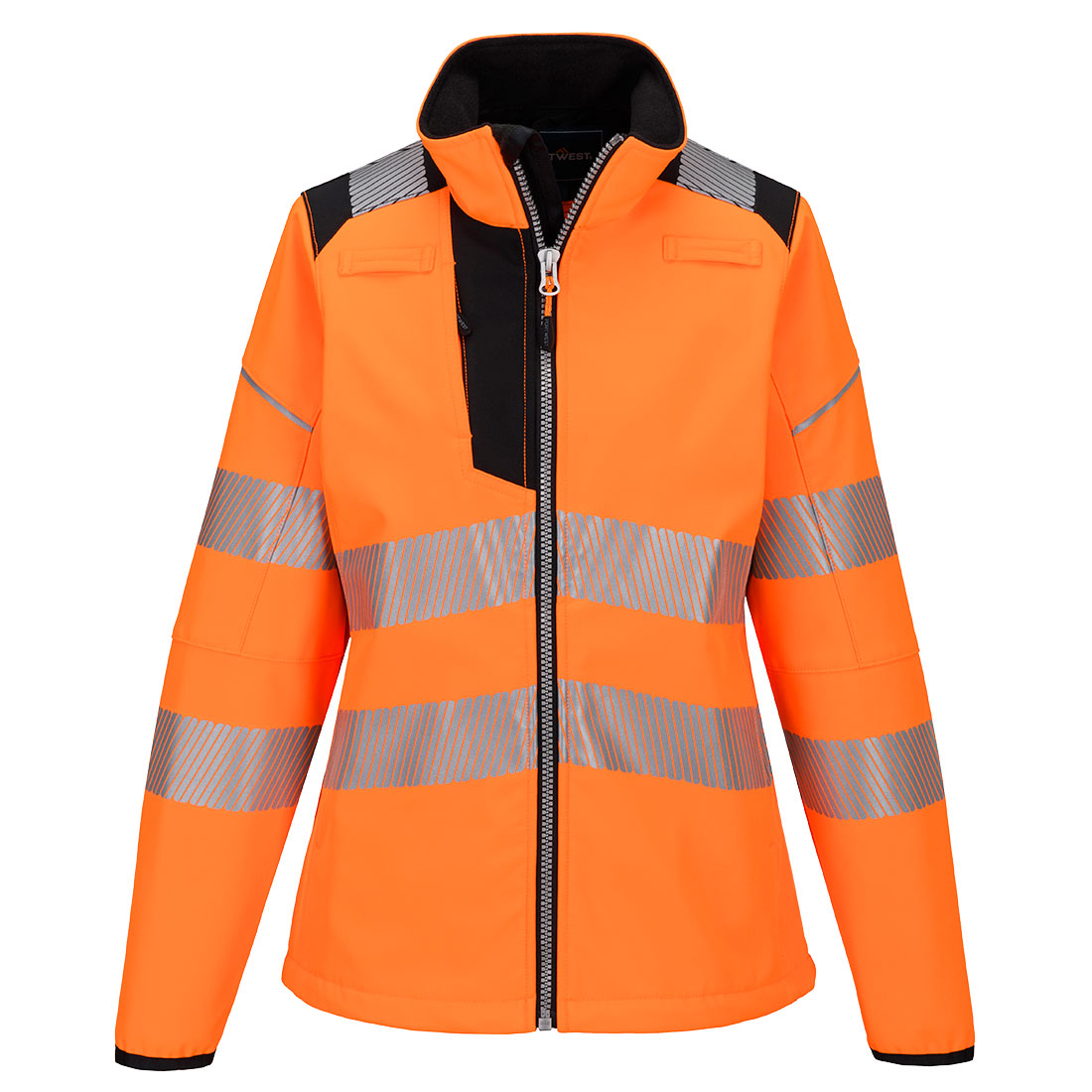 Portwest PW3 Hi-Vis Women's Softshell (3L) Orange/Black