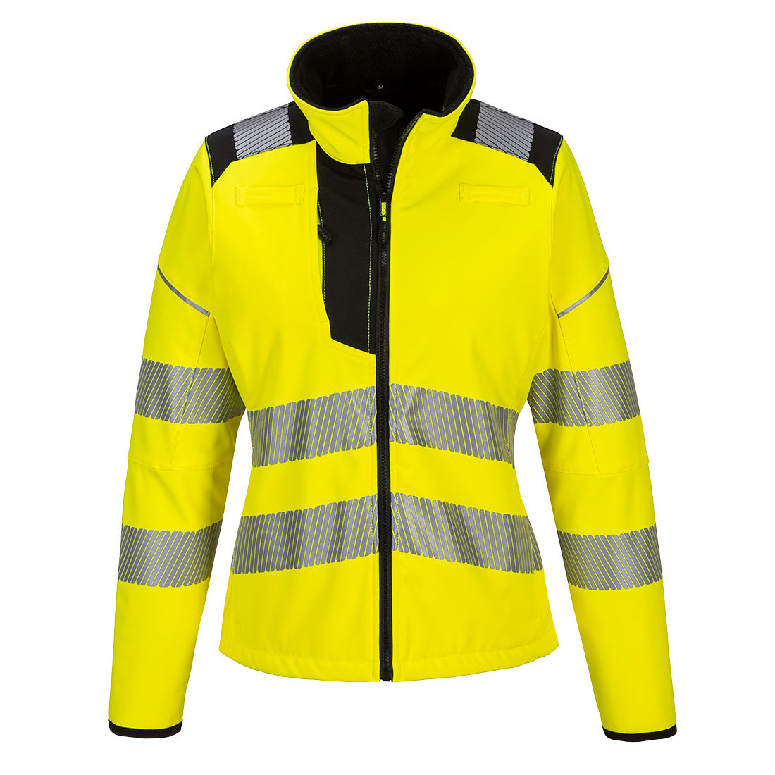 Portwest PW3 Hi-Vis Women's Softshell (3L) Yellow/Black