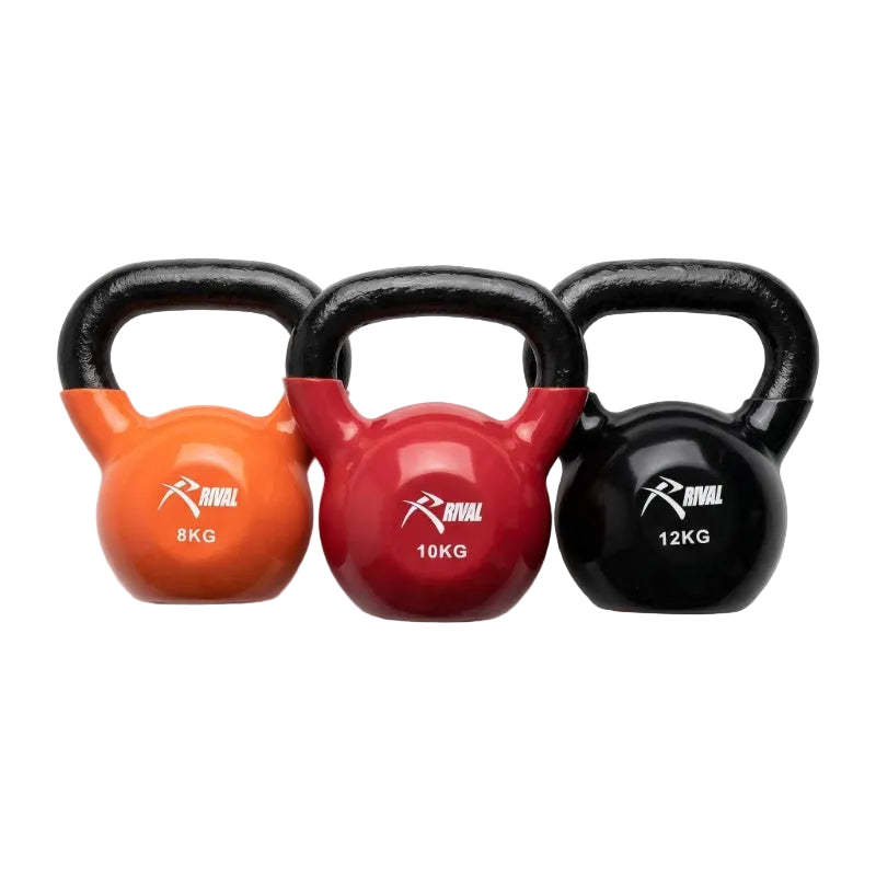Rival Vinyl Coat Kettlebell Intermediate Set