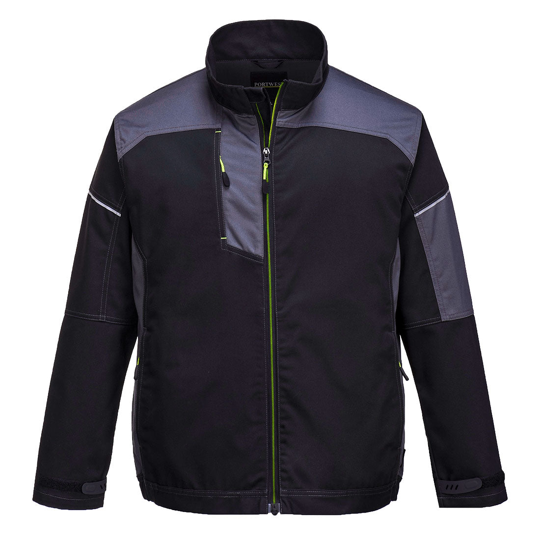 Portwest PW3 Work Jacket Black/Zoom Grey