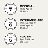 Wilson Basketball Size chart