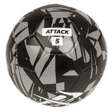 Rival Attack 5 Football Black/Silver - 10 Pack