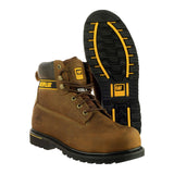 Caterpillar Mens Holton Safety Boot Brown
