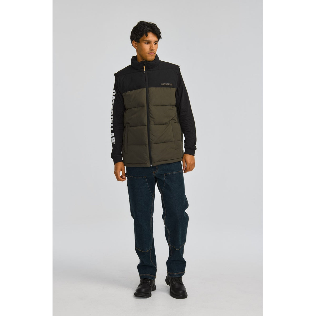 Caterpillar Mens Arctic Zone Vest Moss