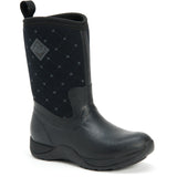 Muck Boots Womens Arctic Weekend Pull On Wellington Boot Black Quilt