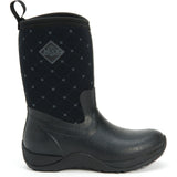 Muck Boots Womens Arctic Weekend Pull On Wellington Boot Black Quilt