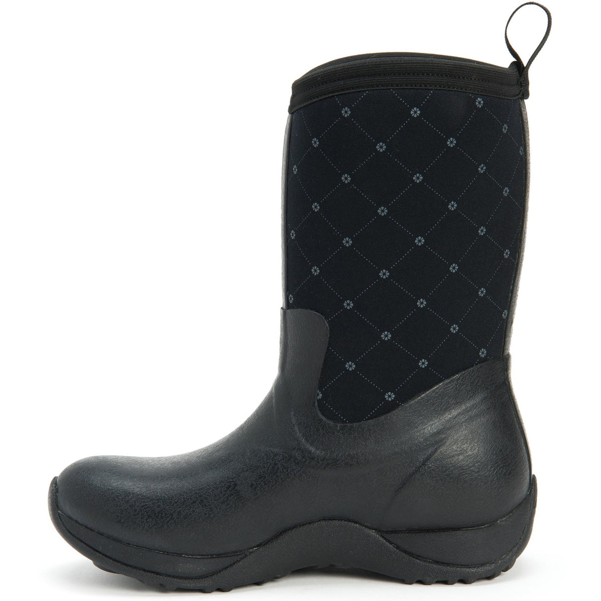 Muck Boots Womens Arctic Weekend Pull On Wellington Boot Black Quilt